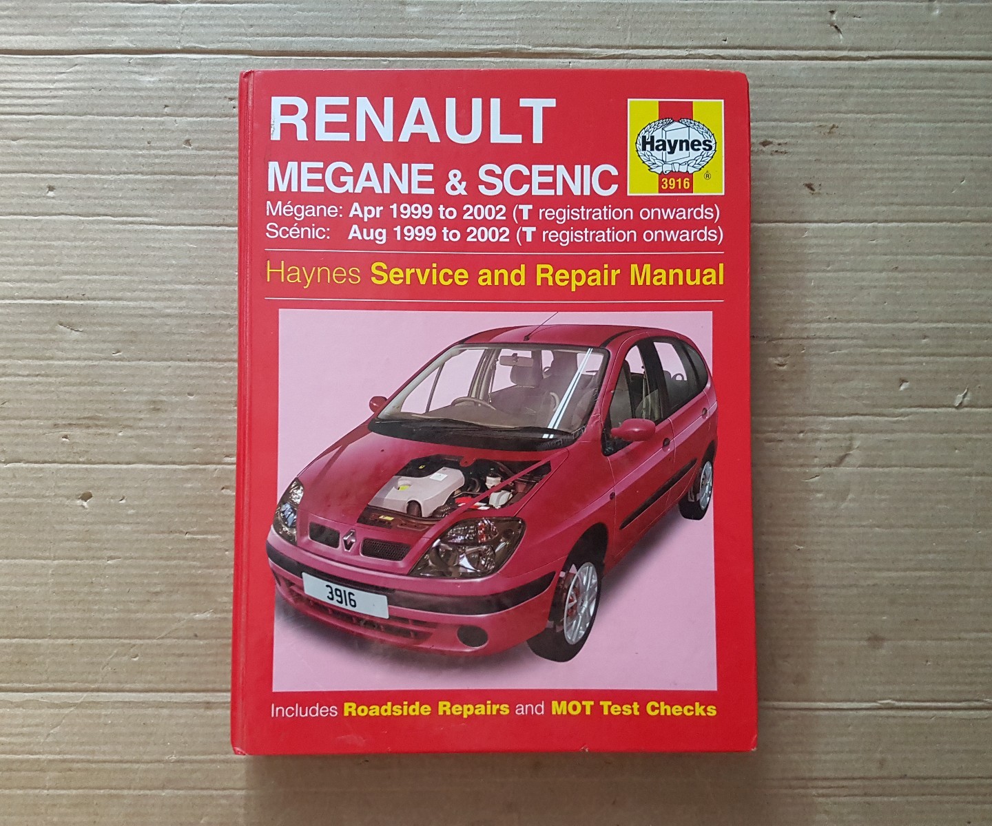 Haynes Manual Renault MEGANE & Scenic 99 to 02 T Reg Onwards No 3916 | eBay