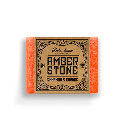 ''CINNAMON & ORANGE'' Duftwürfel - Amber Stones - Duftsteine - zur Raumbeduftung