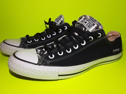 Baskets chaussures Converse EMMIE CUSTOM NOIR Chuck Taylor All Star 146639C M10 W12 - Photo 1/14