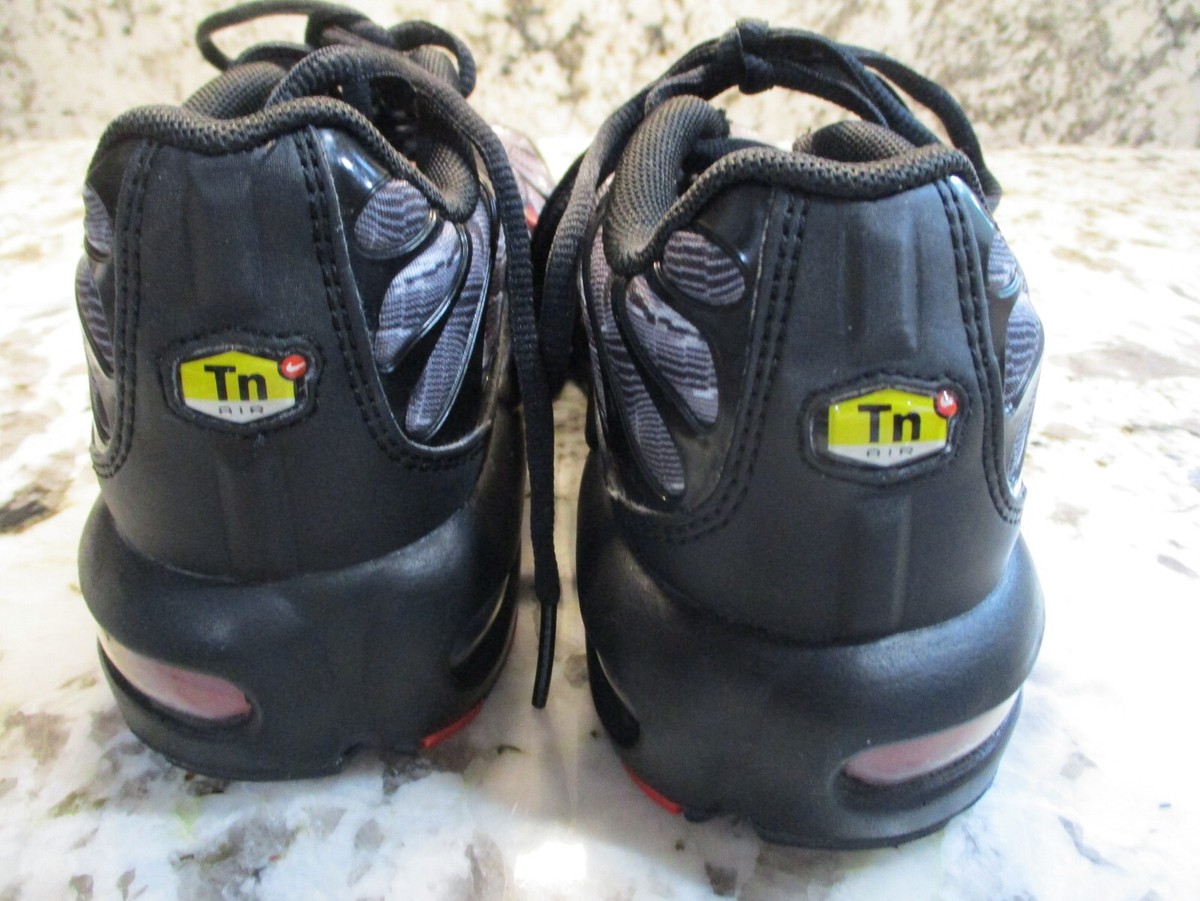Nike Air Max Plus TN GS Shoes Black Red UK 5 EUR 38 US 5.5Y Nike Air Max Plus TN GS Shoes Black Red UK 5 EUR 38 US 5.5Y