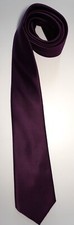 MEN'S SOLID PURPLE SILK NECKTIE