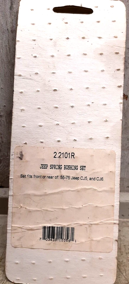 Bujes de resorte y grillete de hoja delantera Prothane 55-75 Jeep CJ5 - 2.2101 ENVÍO GRATUITO Foto 2 de 4