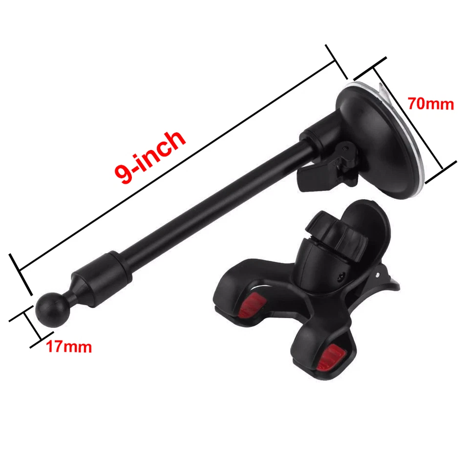 Soporte flexible de montaje de succión para parabrisas de coche para Samsung Galaxy S II 2 Foto 4 de 4