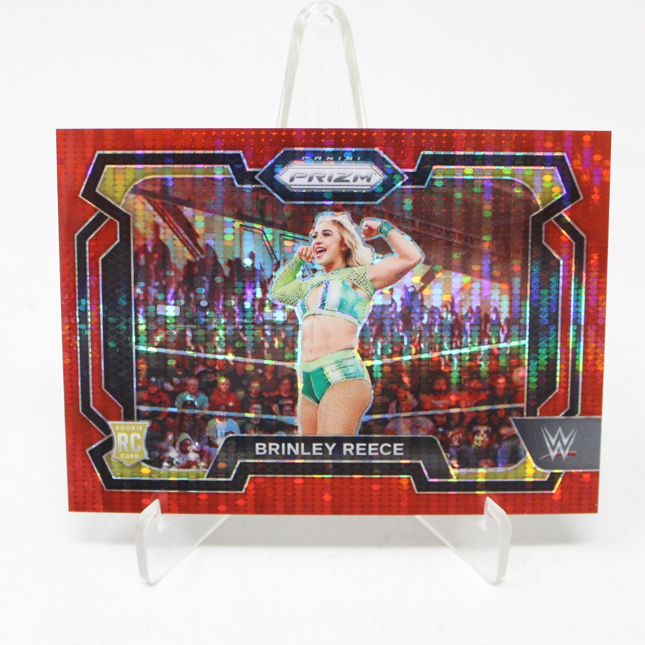 Brinley Reece 115/399 Red Prizm Pulsar Card 2024 Panini Prizm WWE #36 NXT
