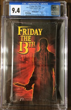 Friday the 13th VHS Tape CGC 9.4 A