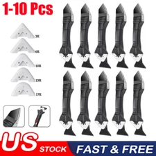 3in1 Silicone Scraper Caulking Grouting Sealant Finishing Clean Remover Tool Kit