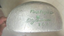 35" WOOD SHAFT PUTTER FIRST FLIGHT FD2 OTEY CRISMAN VTG,all original,golf club