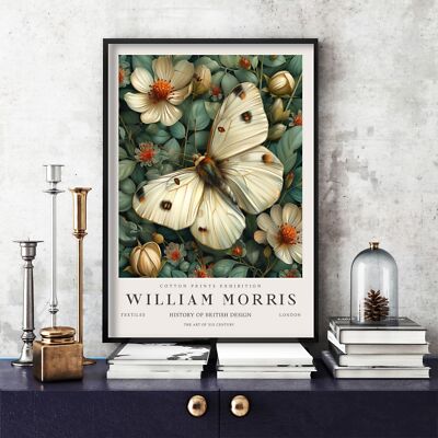 William Morris Druck, William Morris Ausstellung Poster Schmetterling (56c)