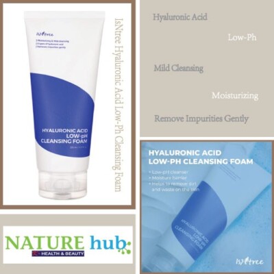 IsNtree Hyaluronic Acid Low-Ph Cleansing Foam Moisturizing & Mild cleanser 150ml