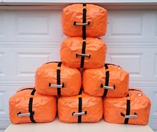 Lot Of 7 Vinyl Water Bag 10 Gallon Anchor Weight Canopy Inflatable Bounce House