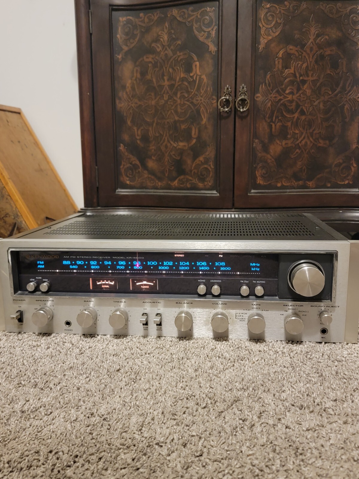 Vintage Kenwood KR6600 Stereo Receiver eBay
