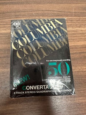 Columbia 8 Track Stereo Blank Cartridge 50 On Audio Cassette  Brand New