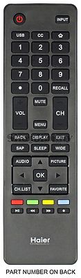 Original Haier Remote HTR-A18M for LE32F32200 LE24M600M80 LE24F33800 LE32M600M80