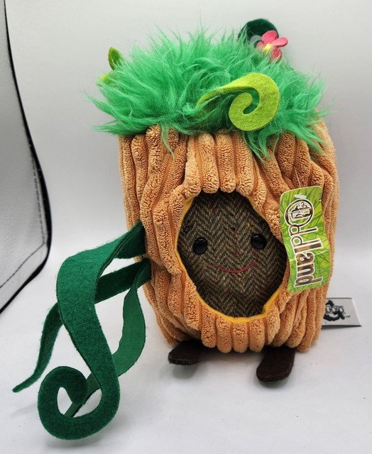 Gund Oddland Woodland Creatures Strong Stump Tree Plush Green Brown