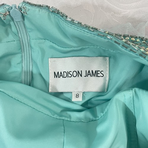 Madison James 17-278 Tulle Ball Gown With Sequin Bodice Size 8 - Picture 3 of 8