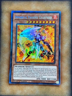 Yugioh Immortal Phoenix Gearfried TOCH-EN012 Collector Rare 1st Ed NM