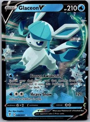 Glaceon V 040/203 Evolving Skies Ultra Rare Holo