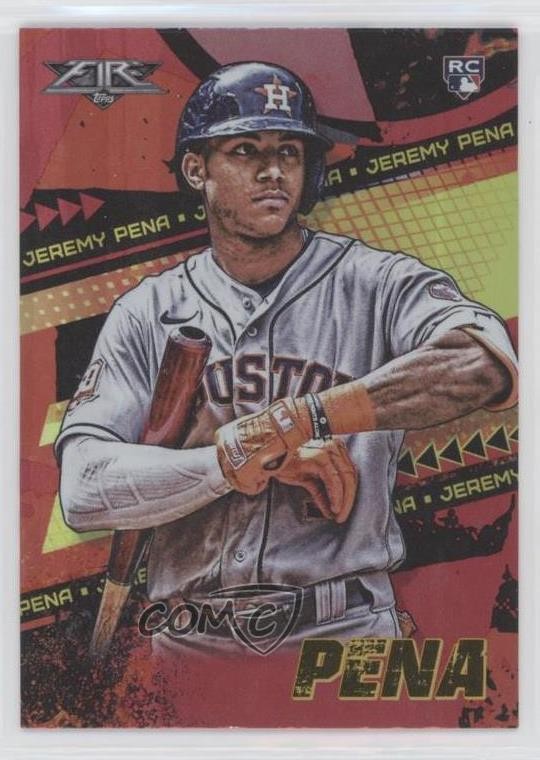 2022 Topps Fire Flame Jeremy Pena #71 5q7