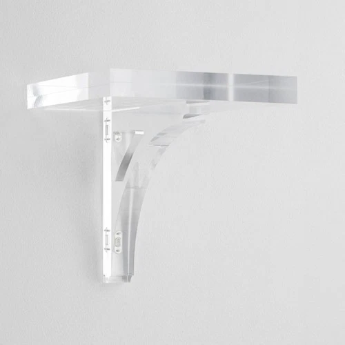 Cyan Design 11710 Glacier 12 inch Clear Wall Shelf - Picture 2 of 5