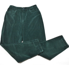 90s Talbots Velvet Dress Pants Trousers Holiday Straight Leg Size 12 VTG