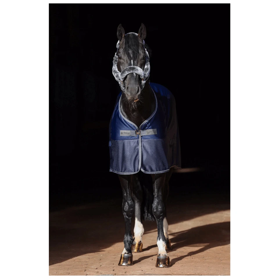 Bucas Navy/Grey 140 cm Abschwitzdecke Show-Line Competition Cooler Hängerdecke - Bild 4 von 4