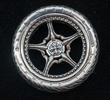 Thomas Sabo Rebel At Heart Wheel Pendant 925 Silver