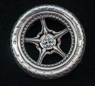 Thomas Sabo Rebel At Heart Wheel Pendant 925 Silver
