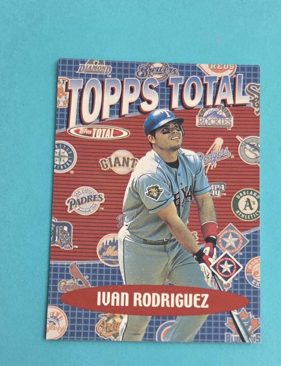 2002 Topps Total #TT40 Ivan Rodriguez Texas Rangers BASEBALL Card