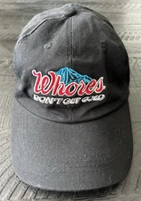 Assholes*s Live Forever Black Coors Light Parody Linda Finegold Cap Adjustable