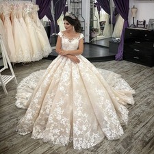 Brand new Wedding Dresses Champagne Classic Ball Bridal Gowns