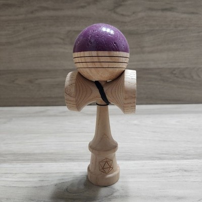 Kendama - Wood Kendama  Purple and Wood