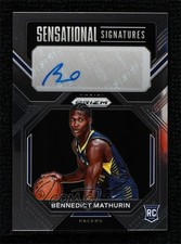 2022-23 Panini Prizm Sensational Signatures Bennedict Mathurin #SS-BM Auto 11td
