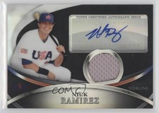 2010 Bowman Sterling Black Refractor 3/25 Nick Ramirez #USAR-37 Auto fm0