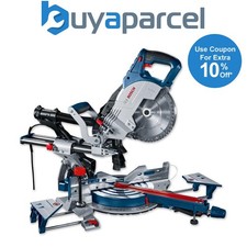 Bosch GCM8SJL 8" 240v Sliding Mitre Saw With Laser Cutting Guide -Includes Blade