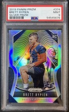 BRETT RYPIEN 2019 Panini Prizm Rookie SILVER Prizm #374 PSA 9 Mint