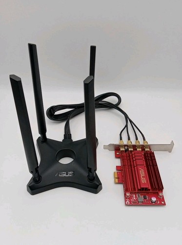 ASUS PCE-AC88 AC3100 Dual Band PCIe Wi-Fi Adapter Adjustable External Antenna
