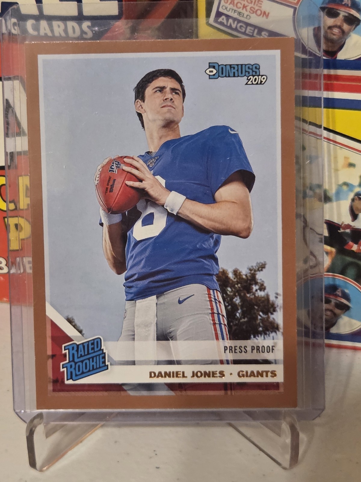 Daniel Jones RC 2019 Donruss BRONZE PRESS PROOF Rated Rookie Card #304 Colts