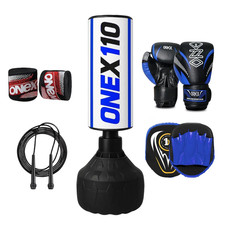 Kids Punch Bag with Gloves Freestanding Boxing Bag Set for Junior