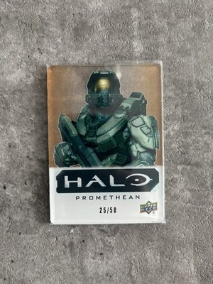 2024 Upper Deck Halo Legacy Collection Hardlight Promethean #25/50 Master Chief