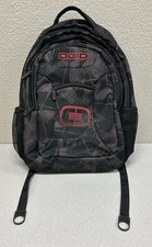 Mochila para Laptop Ogio Rouge Bordada Negro/Rojo Logo 17 x 12 Sistema Air Flo Usada en Excelente Condición