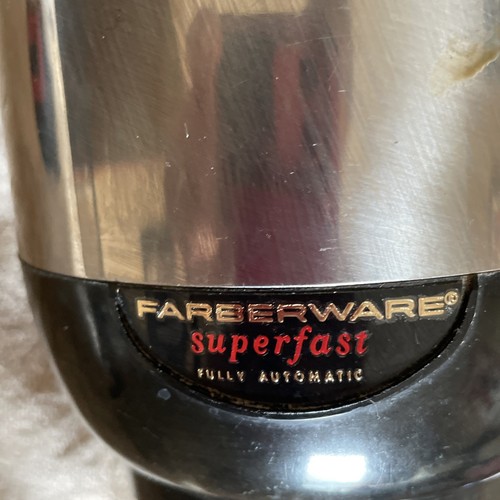 Farberware Superfast 12 C. Percolador de Café Modelo 142B COMPLETO CON Serie #Pegatina - Imagen 14 de 16