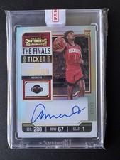 2023-24 Panini Contenders Amen Thompson Finals Ticket Auto RC /49 #111 Rockets