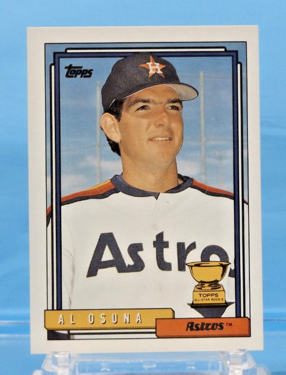 1992 Topps #614 - Al OSUNA - Houston Astros - Near Mint