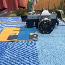 Vtg Mamiya Sekor 1000 TL Film Camera W/ Sekor Auto 55mm f1.8 Lens  Strap