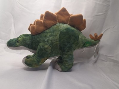 Wild Republic Green Dinosaur Plush Stegosaurus K&M International Stuffed Animal