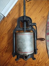 Antique 1897 Norvell Shapleigh Hrdw Diamond LOUIS Cast Iron 6qt Press 