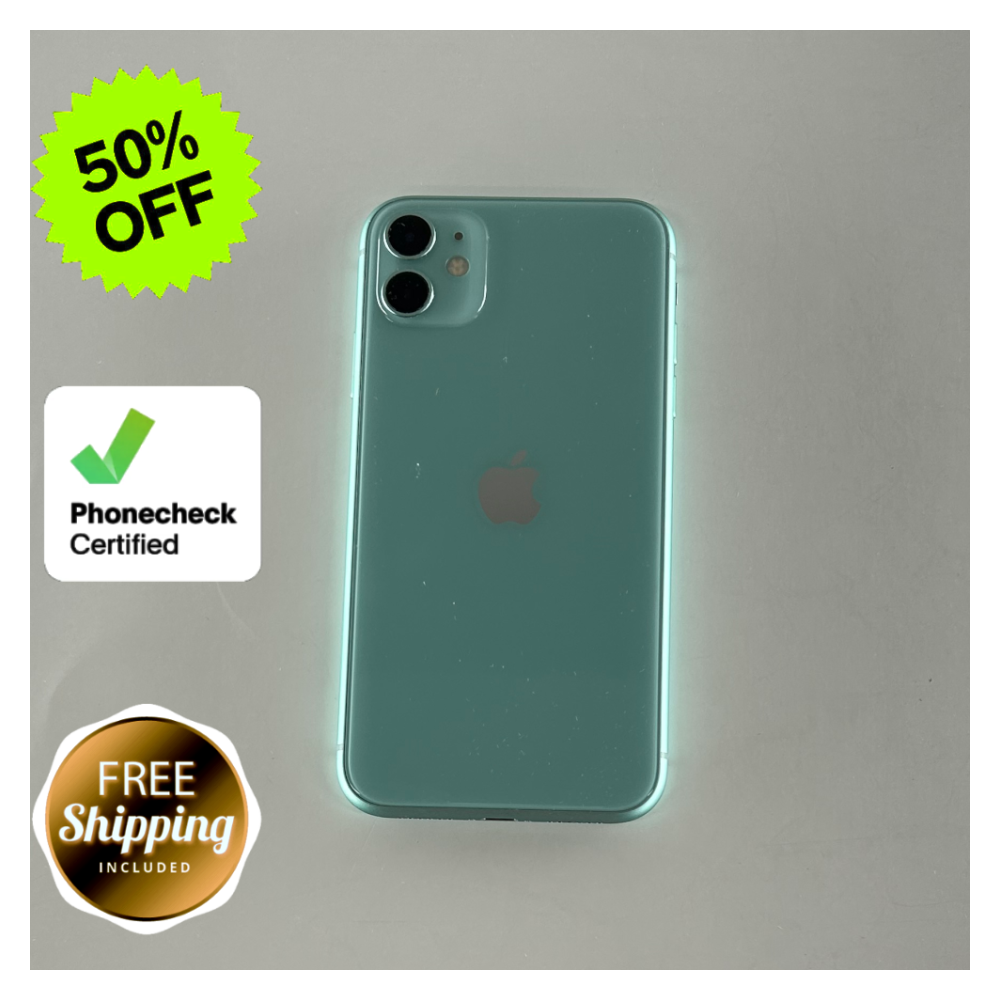 Apple iPhone 11 64GB 128GB 4G LTE Unlocked Verizon T-Mobile Green