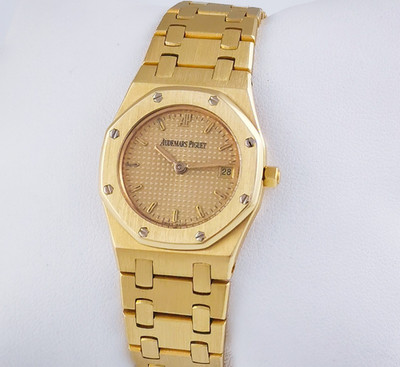 Audemars Piguet Lady Royal Oak 18K Gelbgold Damenuhr Ref. 66270BA