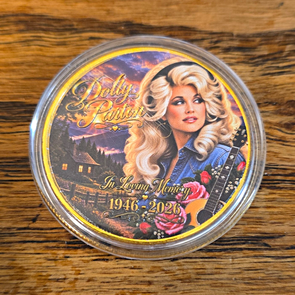 Cart Capsule Dolly Parton 2026 Commemorative Round/Medal Capsule In Loving Memory | eBay