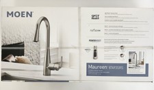 Moen 87493SRS Maureen Spot Resist Stainless Single Handle Kitchen Faucet